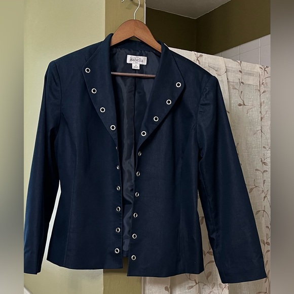 Isabella Blue Blazer Jacket Size 16 - Picture 1 of 7